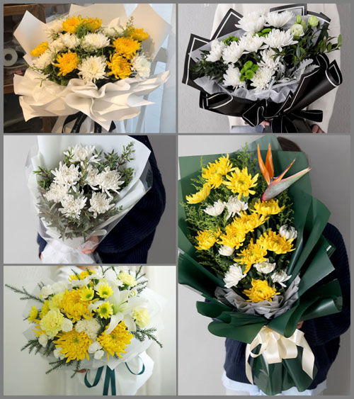 山东莱芜莱城区高庄街道吊鼓山村白事花束代送